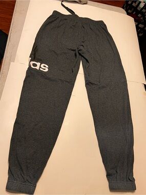 adidas Dark Charcoal Gray Jogger Sweatpants size small